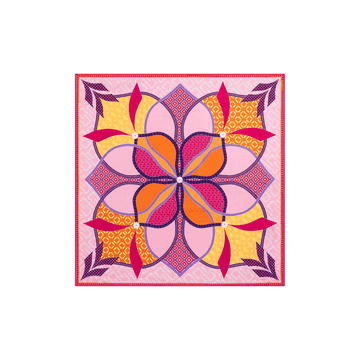 Flower Mandala 53x53 - multi lotus
