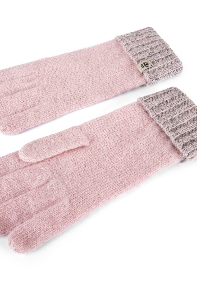 Cabel lines Handschuh - rose/grey
