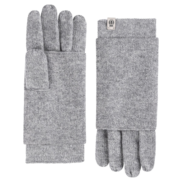 Pure Cashmere Stulpenhandschuhe - flanell