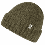 Classic Bouclé Umschlagmütze  - moss