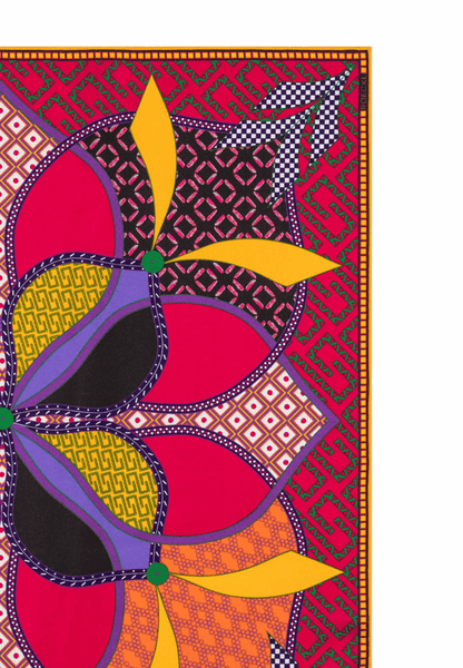 Flower Mandala 53x53 - multi pink