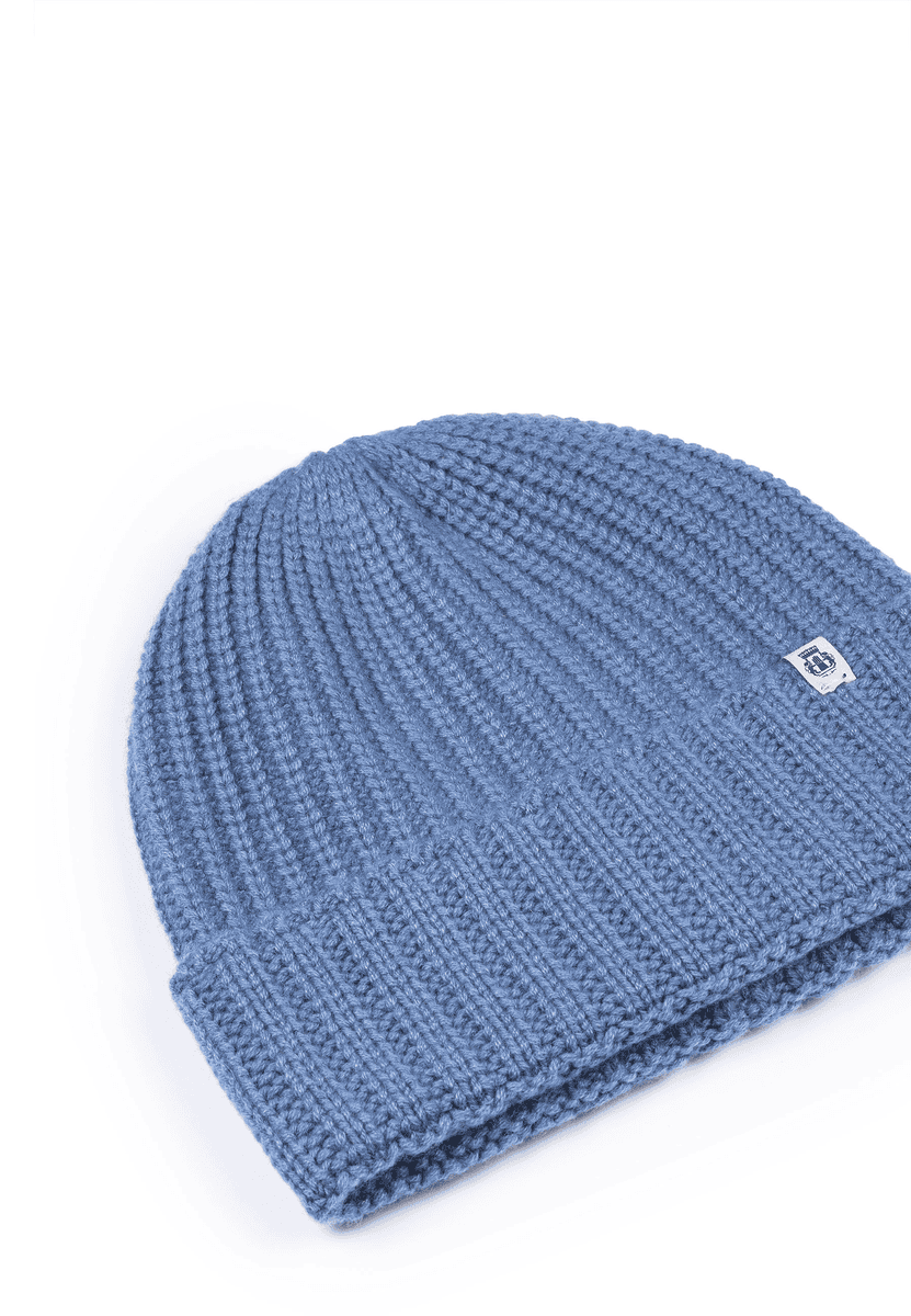 Pure Cashmere Umschlagmuetze  - dove
