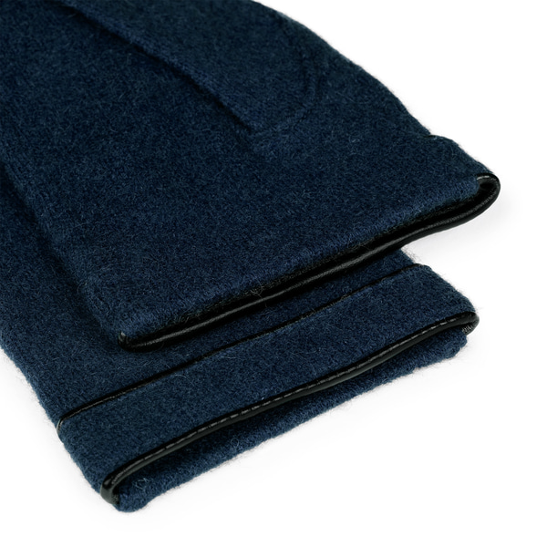 Leather Piping Touch - classic navy