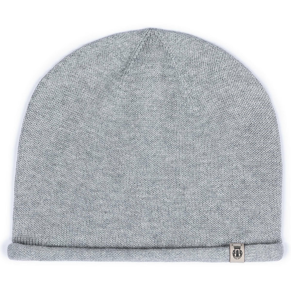 Casual Rib Mütze - silvergrey