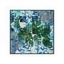 Chess Leaves 100x100 - multi olive