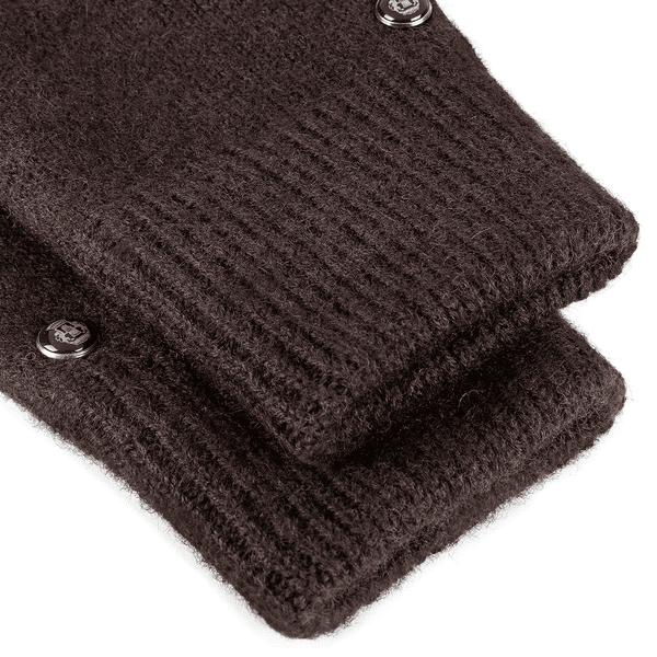 Walkhandschuhe Lederinnenhand  - mocca