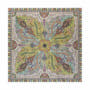 Paisley Mirage 90x90  - multi mint