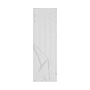 Braided Cashmere Schal 30x180 - woolwhite
