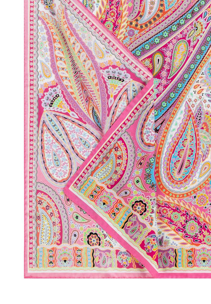 Paisley Festival 45x180 - multi rose