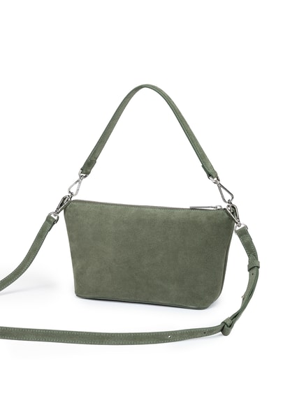 Gaia Veloursleder  - loden