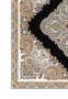 Square Garden Paisley 90x90 - white/black