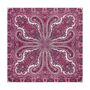 Paisley Star 90x90  - multi magenta