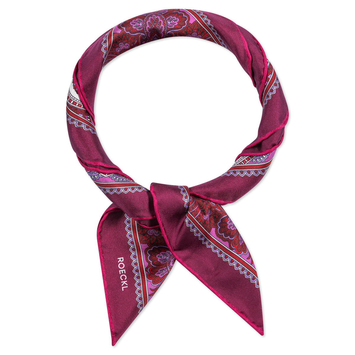 Fine Paisley 53x53  - multi wine