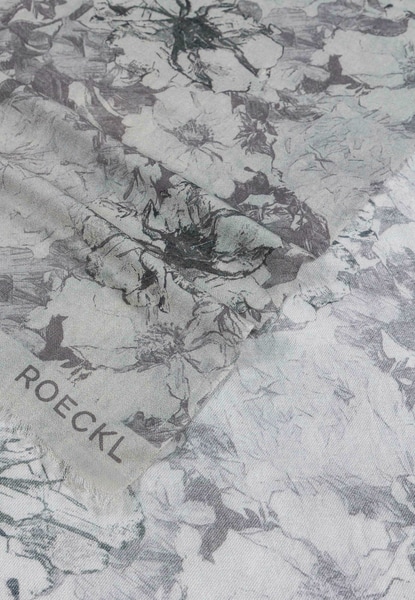 Flower Wind 80x180 - silvergrey