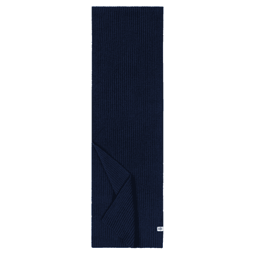 Klassischer Strickschal - navy