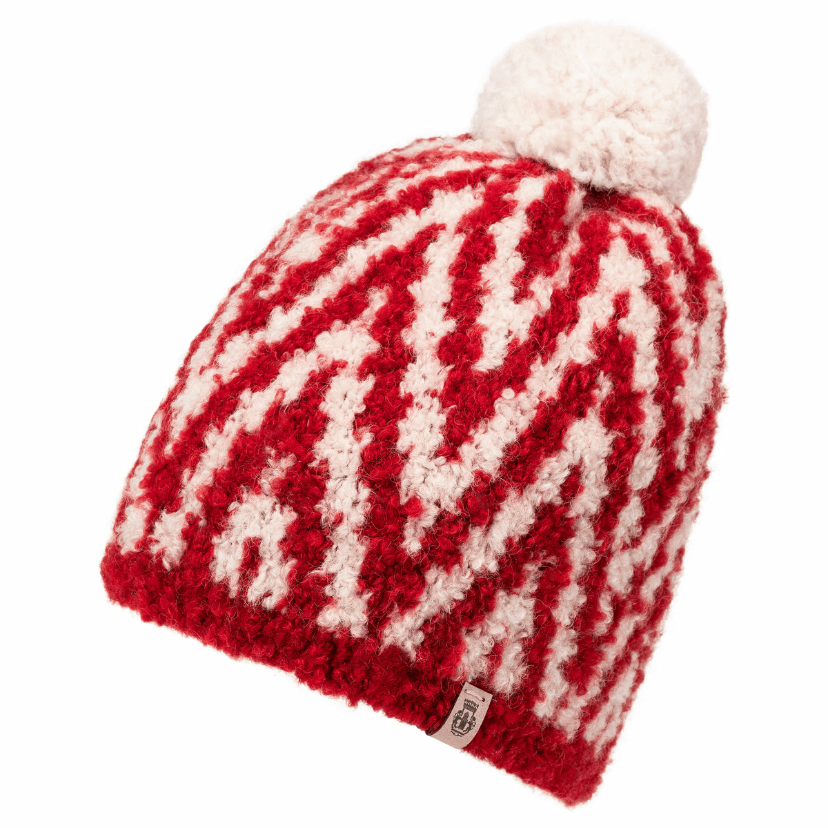 Arctic Bouclé Muetze - classic red