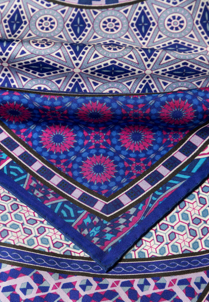 Kaleidoskope 53x53 - multi navy