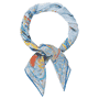 Floral Frame 100 x 100 - multi blue