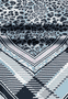 Patchwork Leo 100x100  - black/silver