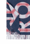 Logo Check Women 35x170 - classic navy