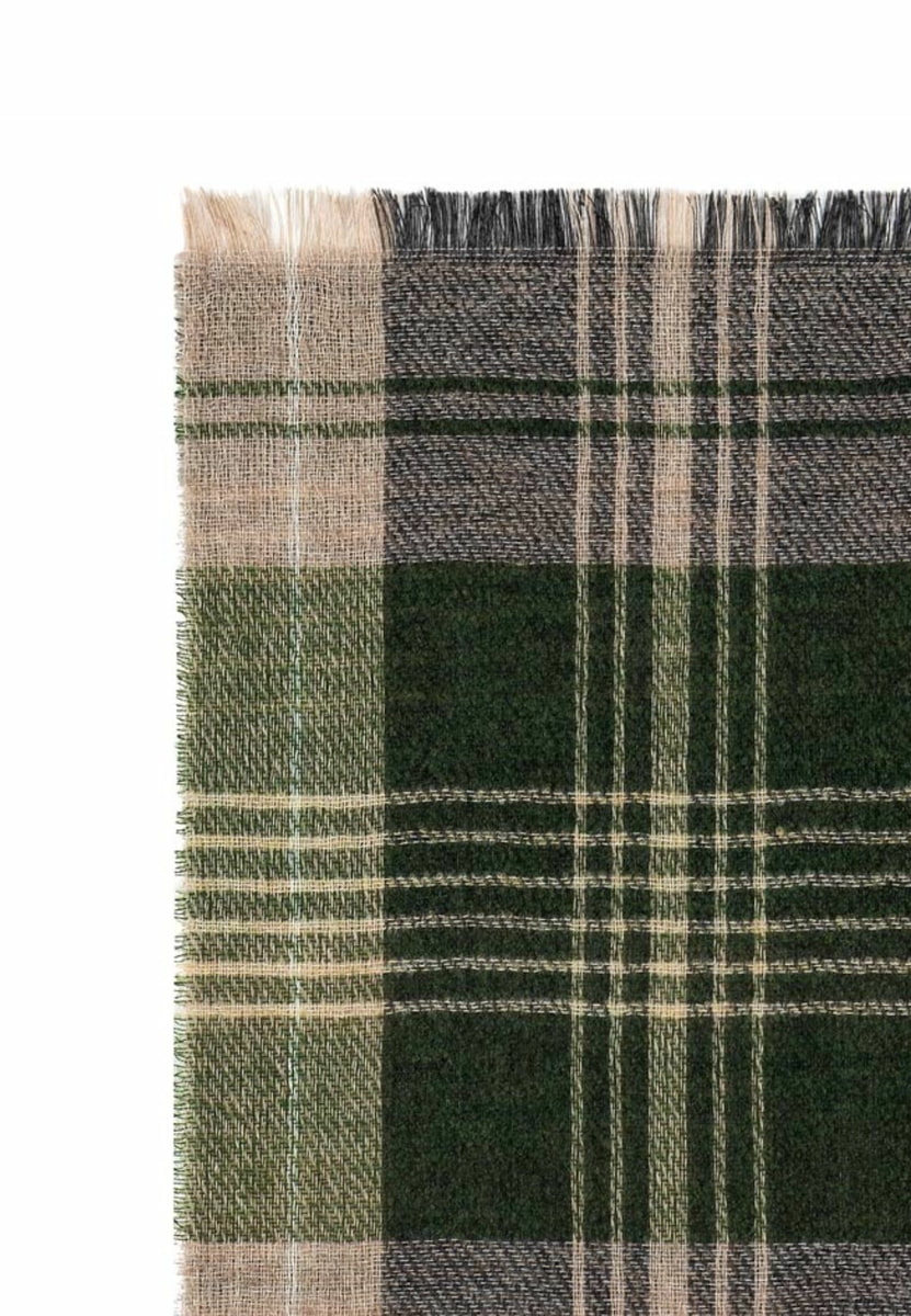 Glencheck 55x180 - multi khaki