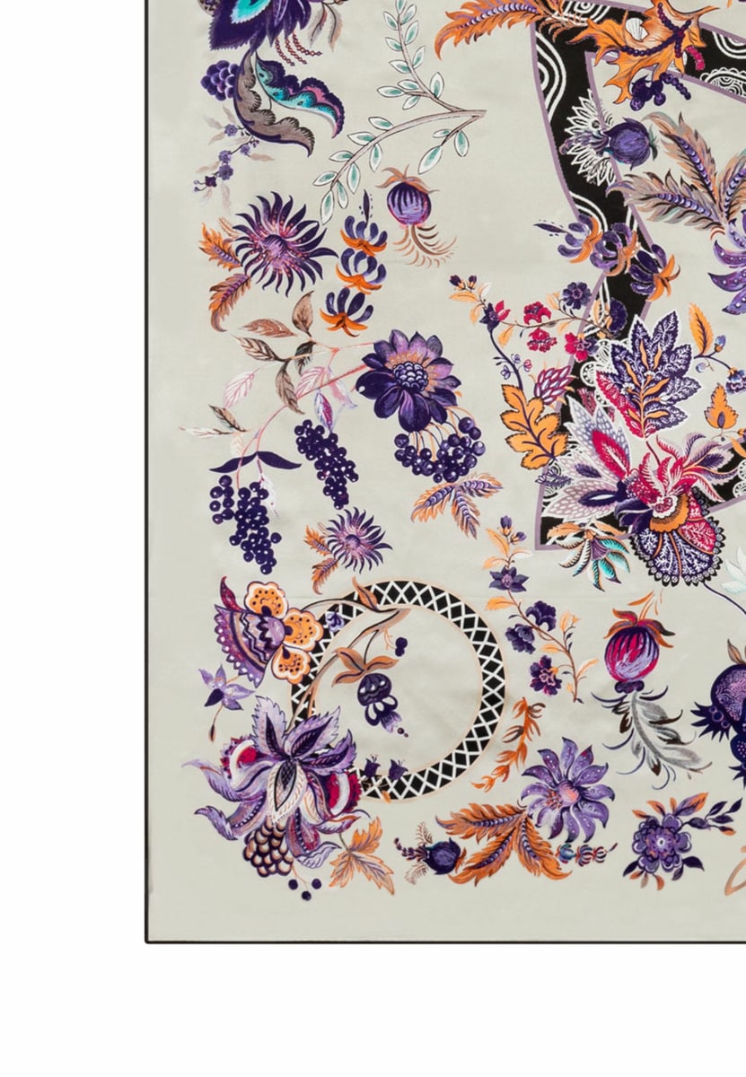 Winter Garden 100x100 - multi grey