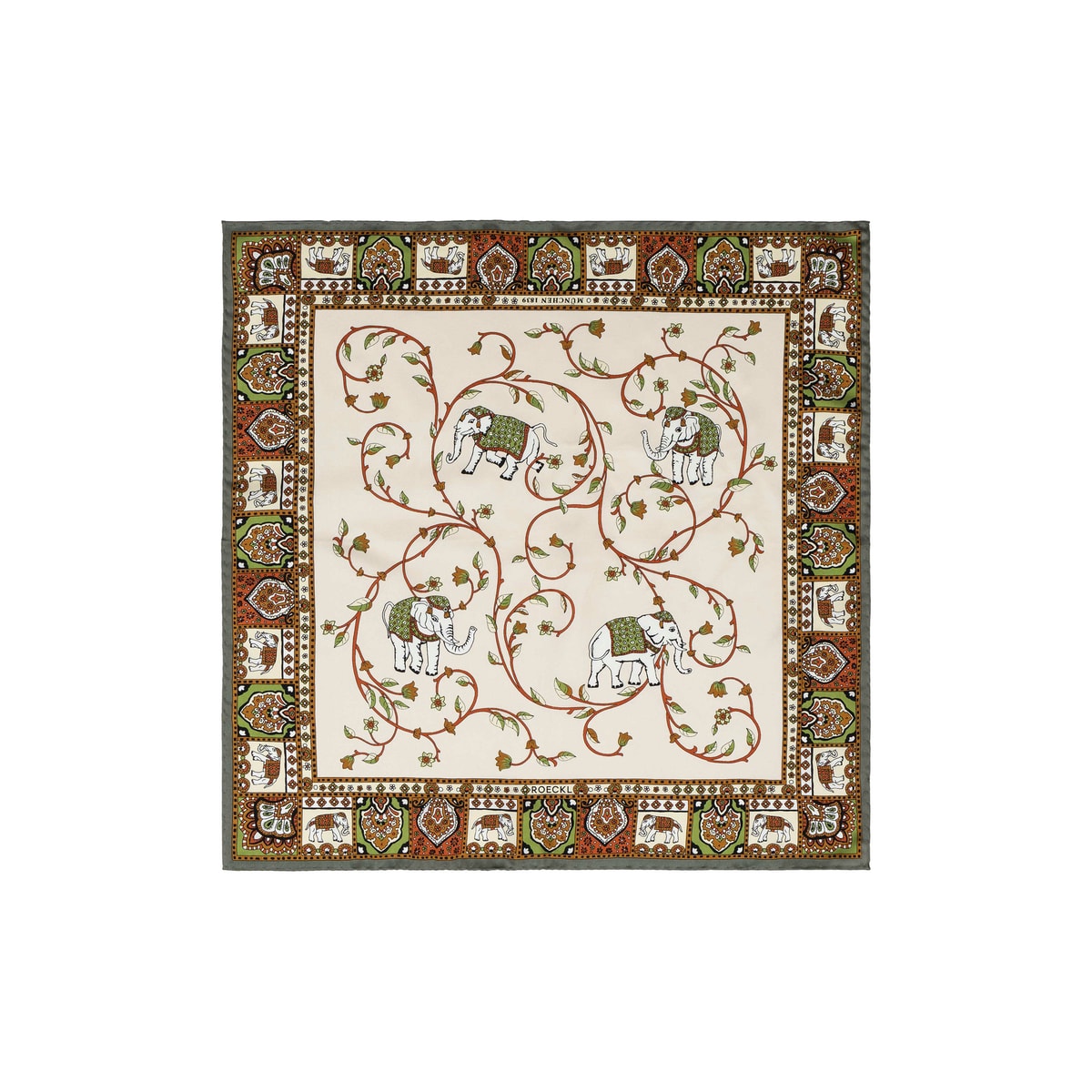 Elephant Garden 53x53 - multi olive