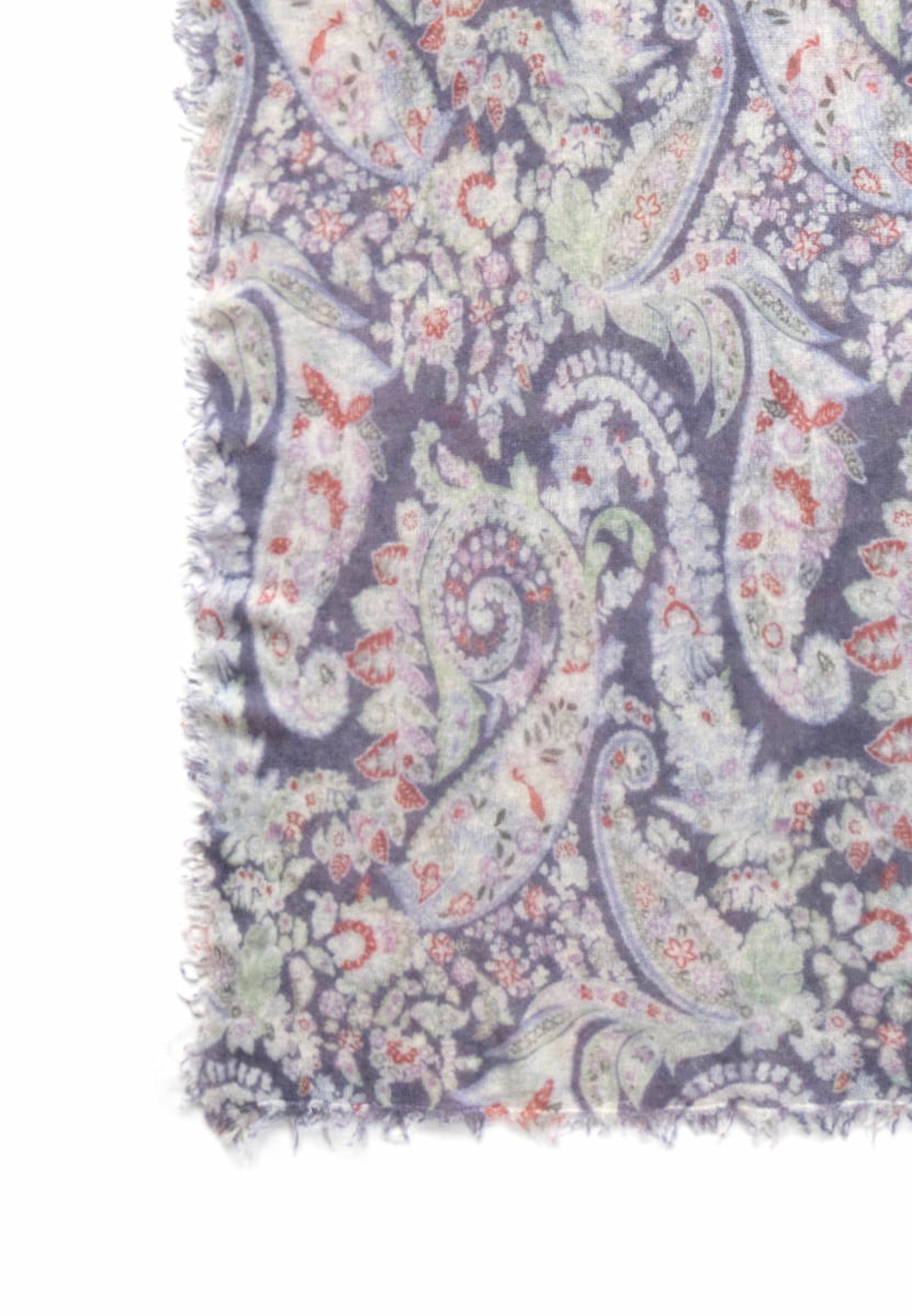 Pure Paisley 70x180 - multi indigo