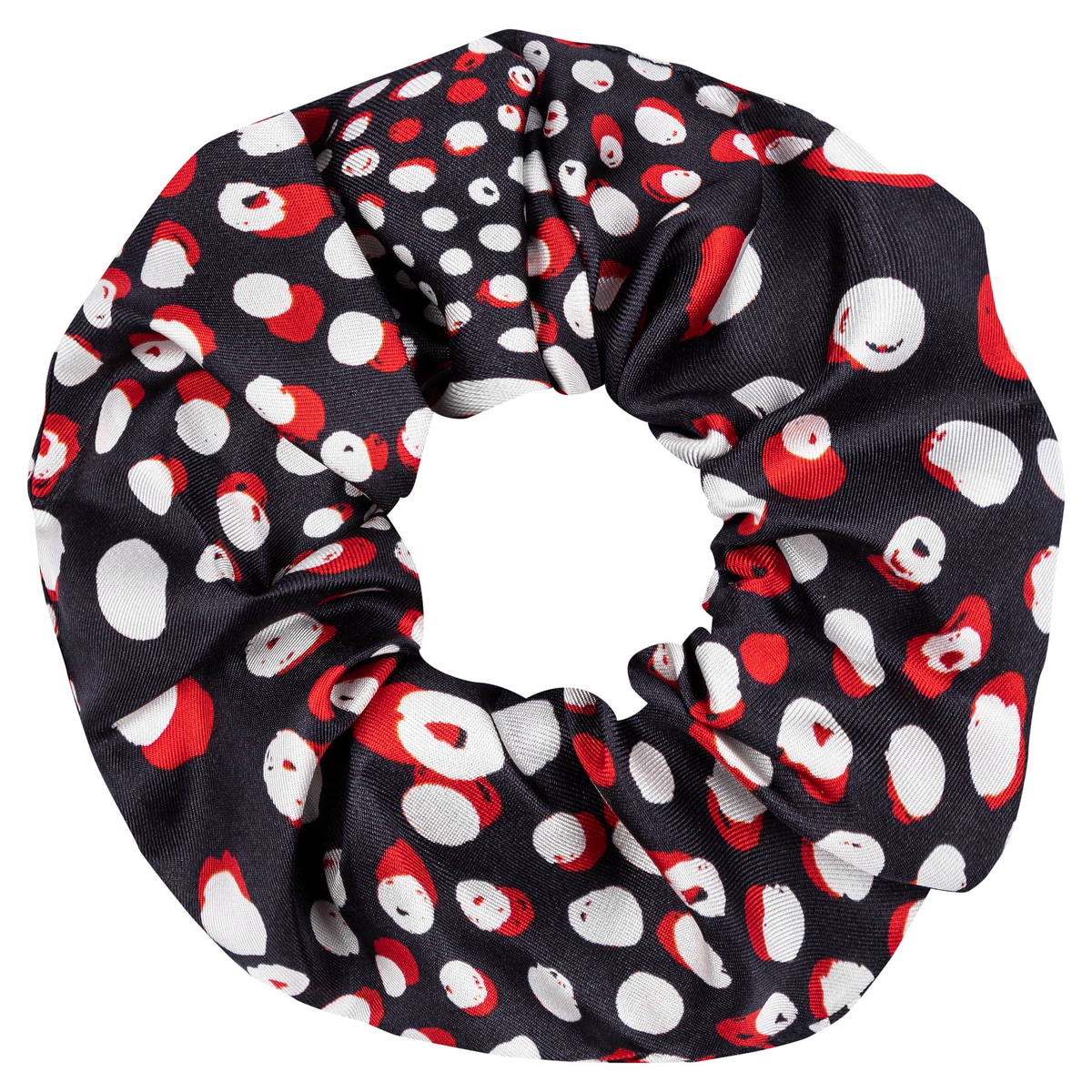 Scrunchie Nature Dots medium - classic navy