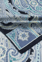 Harfen Paisley 70x170  - iceblue/navy
