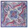 Vibrant Paisley 90x90  - multi blue
