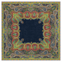 Enchanted Paisley 140x140 - navy/red