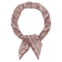 Enchanted Paisley 140x140  - multi mauve
