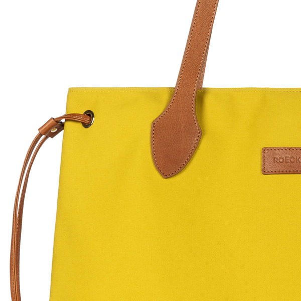Maimi Canvas Shopper extra large  - lemon