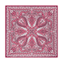 Flourishing Paisley 90x90  - multi magenta