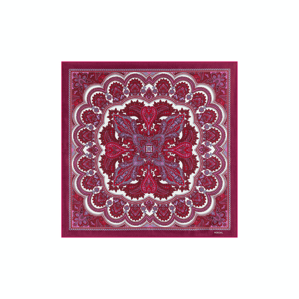 Fine Paisley 53x53  - multi wine