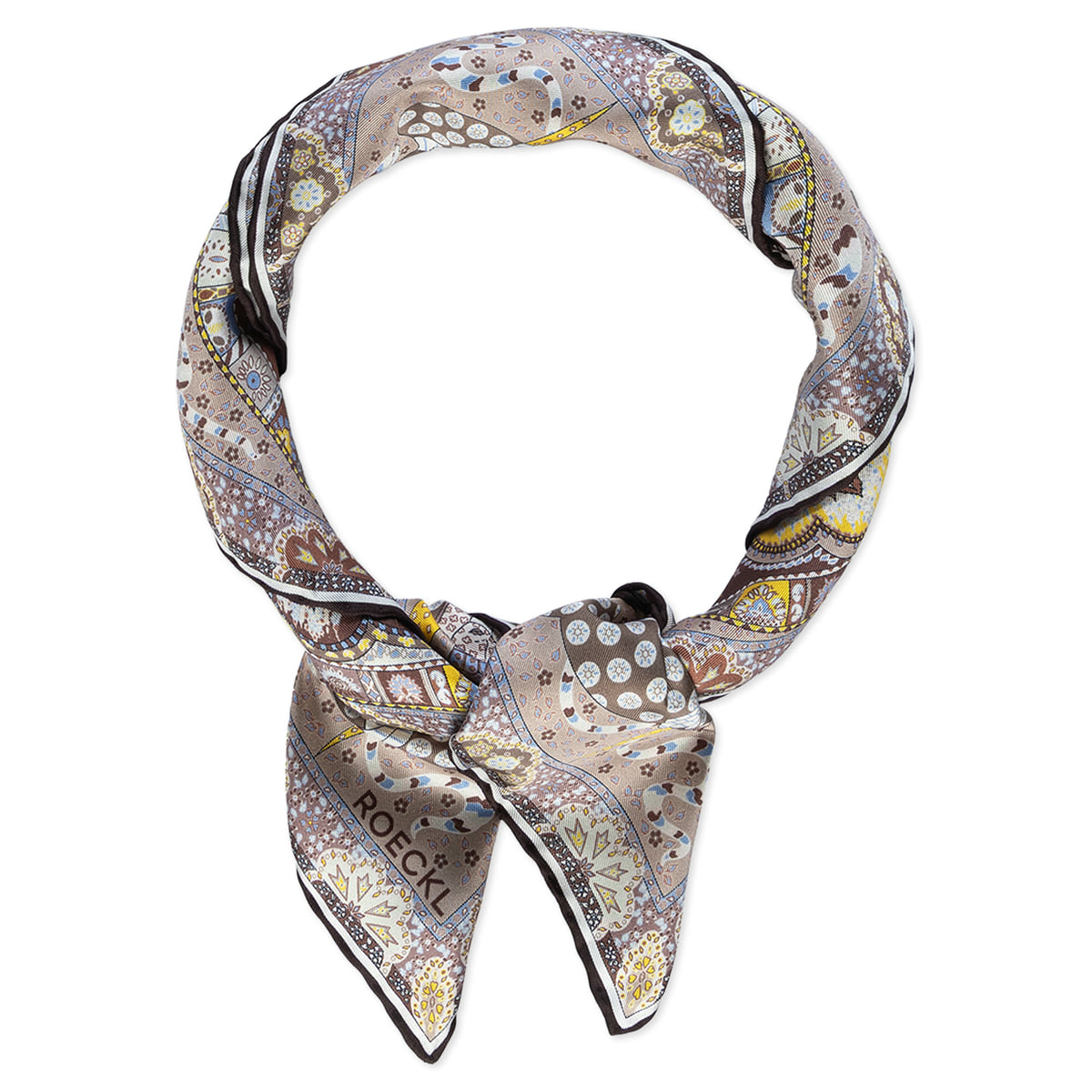 Small Horoscope 70x70  - multi beige