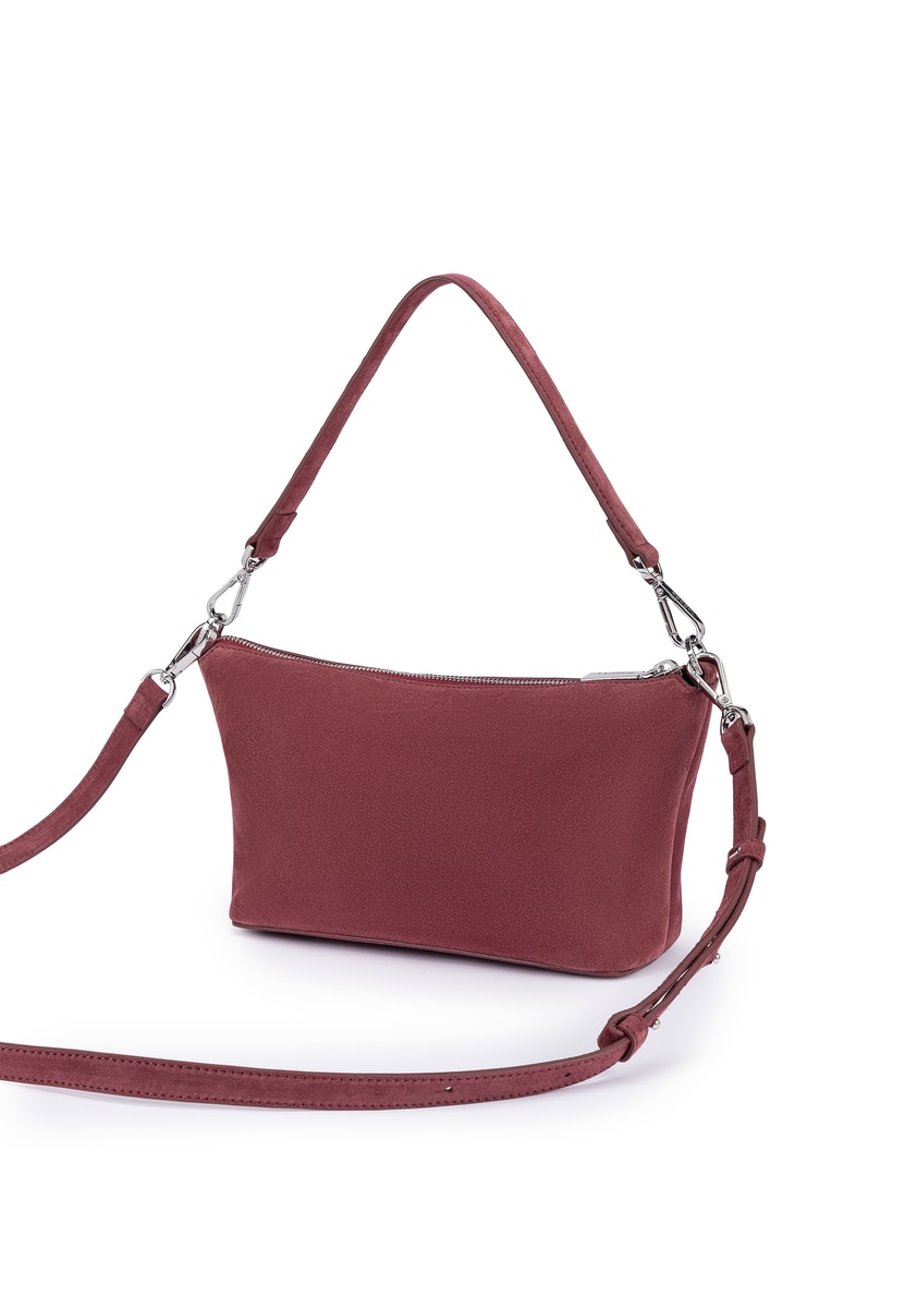 Gaia Veloursleder  - black/ruby