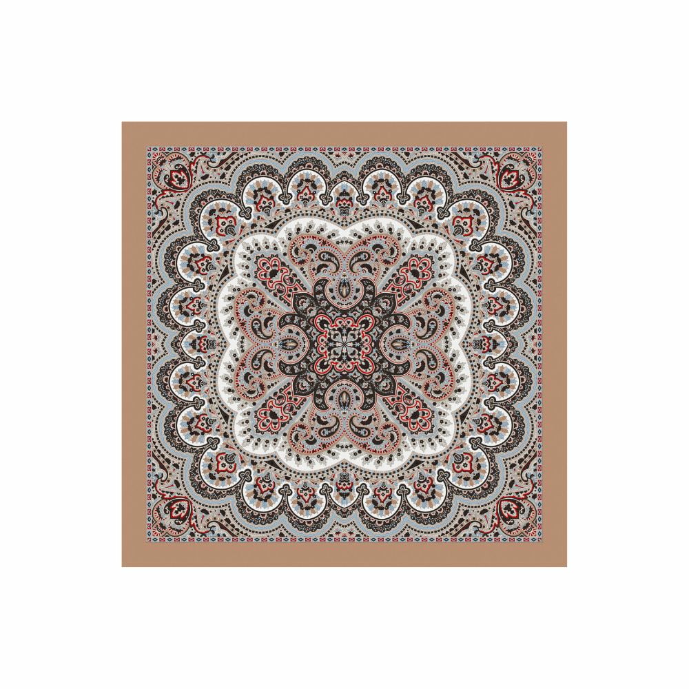 Young Paisley 53 x 53 - multi beige