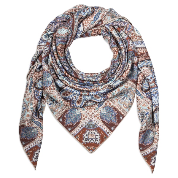 Winter Alhambra Paisley 140x140 - multi brown