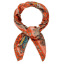 Vibrant Paisley 90x90  - multi tangerine