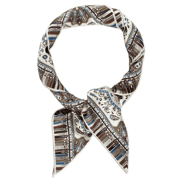 Paisley Mirage 90x90 - multi beige