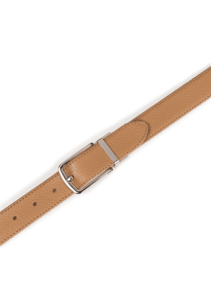 Amie reversible 3cm - camel/white
