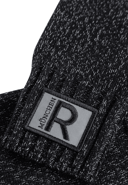 Reflective Rib Stulpe Damen - black