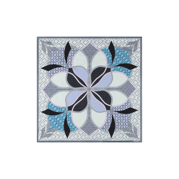 Flower Mandala 53x53 - multi grey