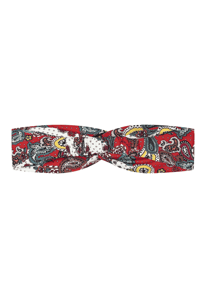 Hairband Paisley - multi red