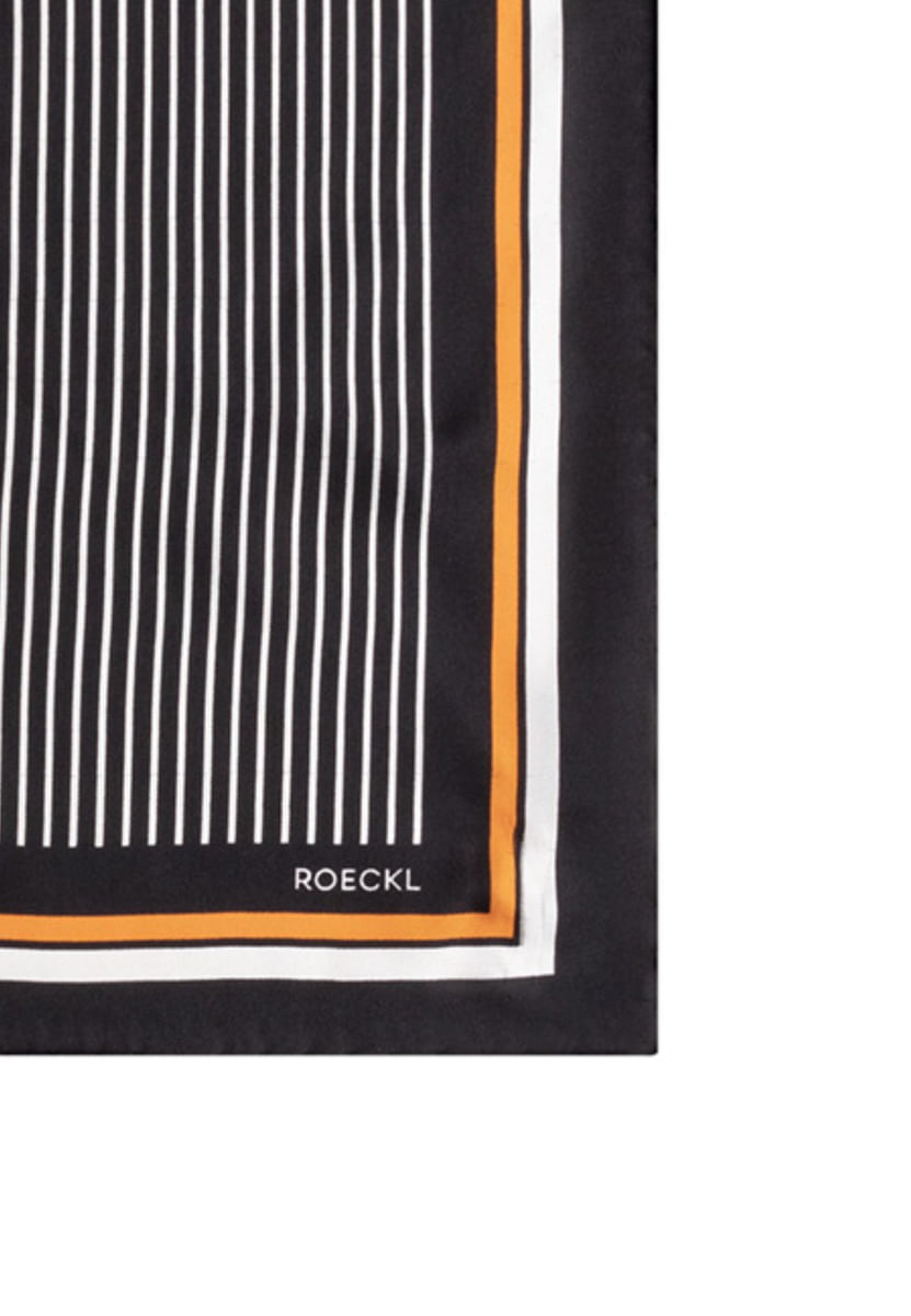 Two Tone Stripes 53x53 - black