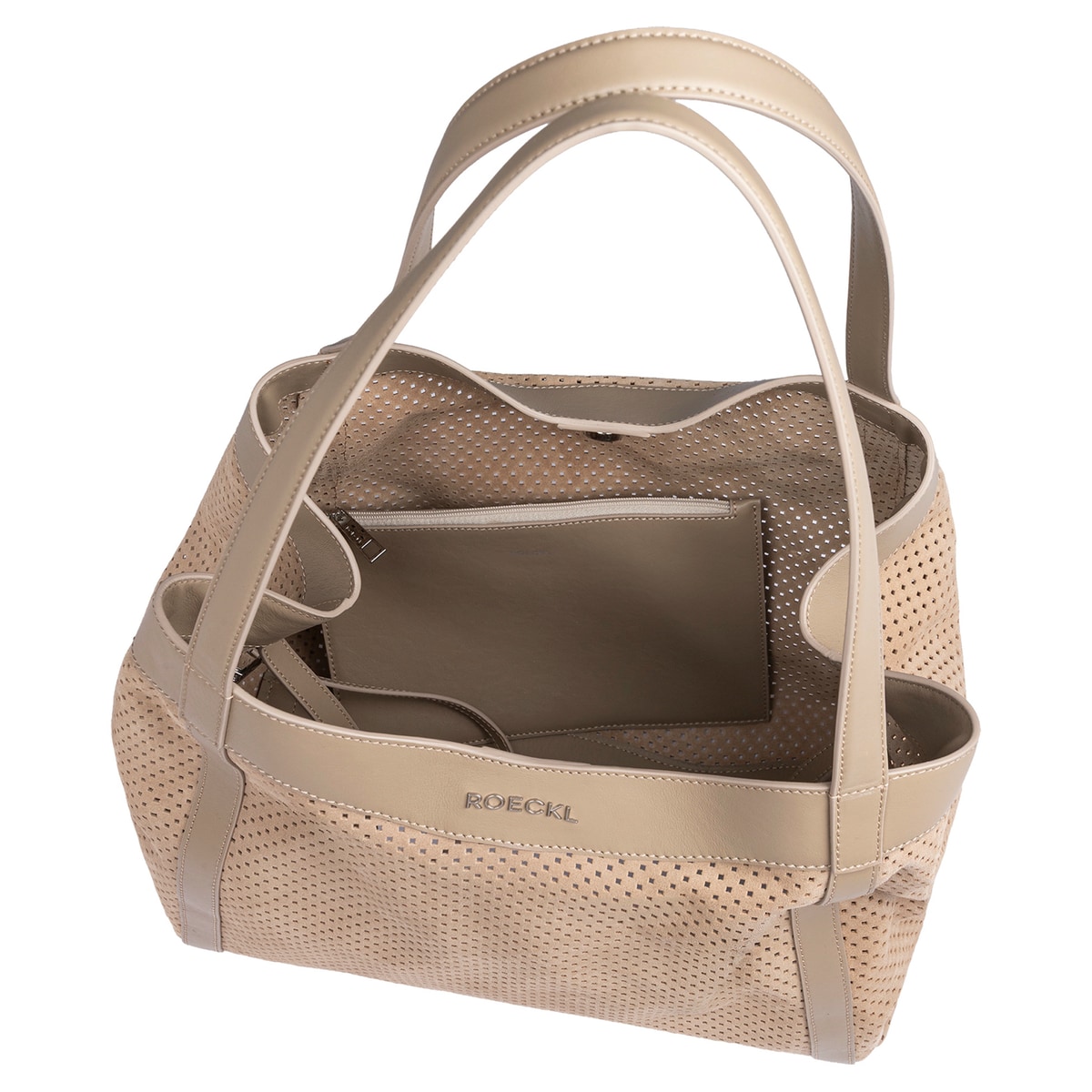 Florence Shopper Perforated   - beige