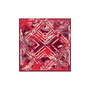 Check Paisley 53X53  - multi red