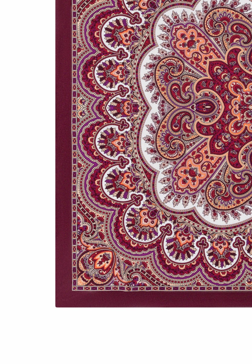Young Paisley 53 x 53 - multi wine